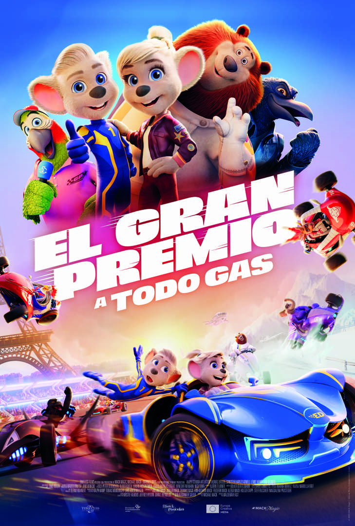 Cartel de la película EL GRAN PREMIO, A TODO GAS