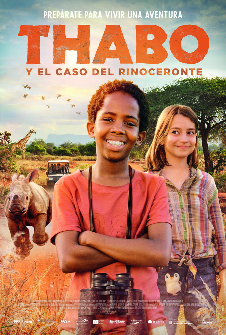 Cartel de la película THABO Y EL CASO DEL RINOCERONTE