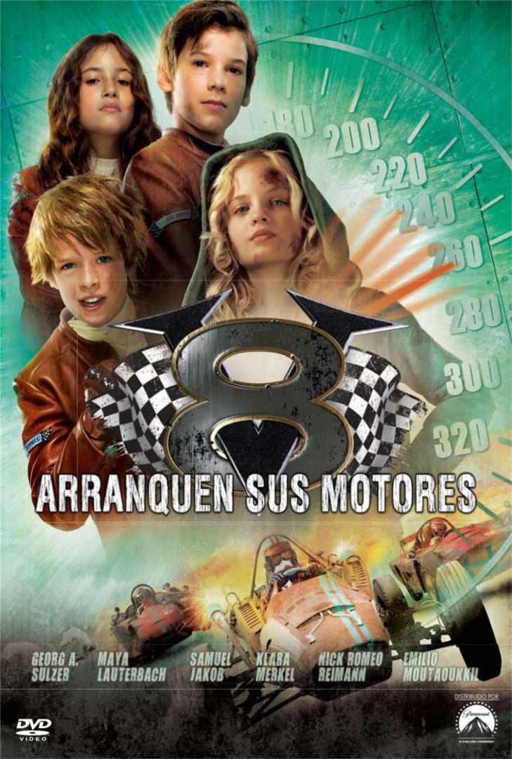 Cartel de la película V8 ARRANQUEN SUS MOTORES